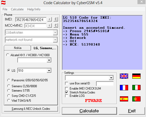 Free network unlock code generator samsung tablet